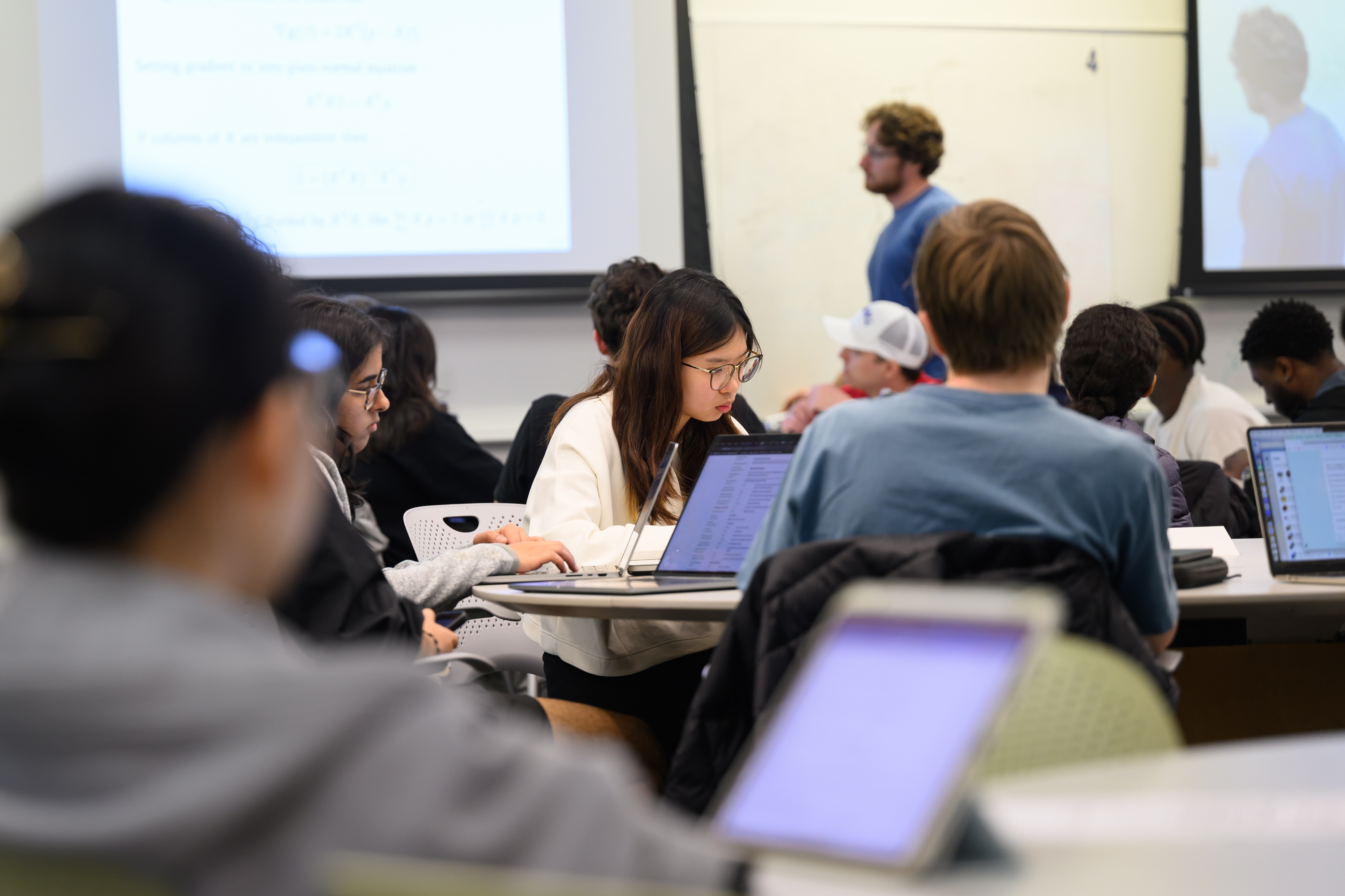 Students engaging with MIT OpenCourseWare